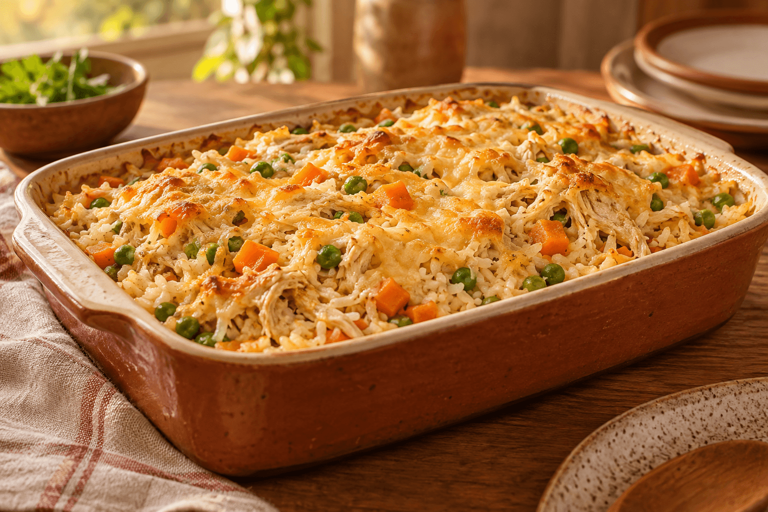 Baked rice casserole
