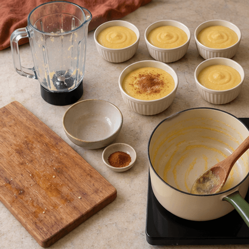 Curau (fresh corn pudding)