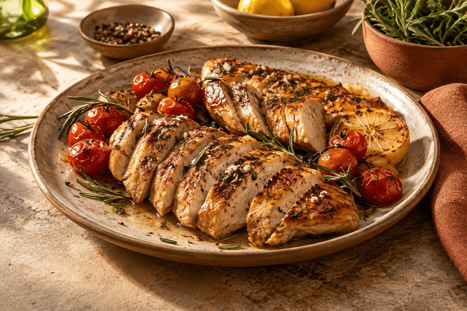 Golden pan-fried chicken