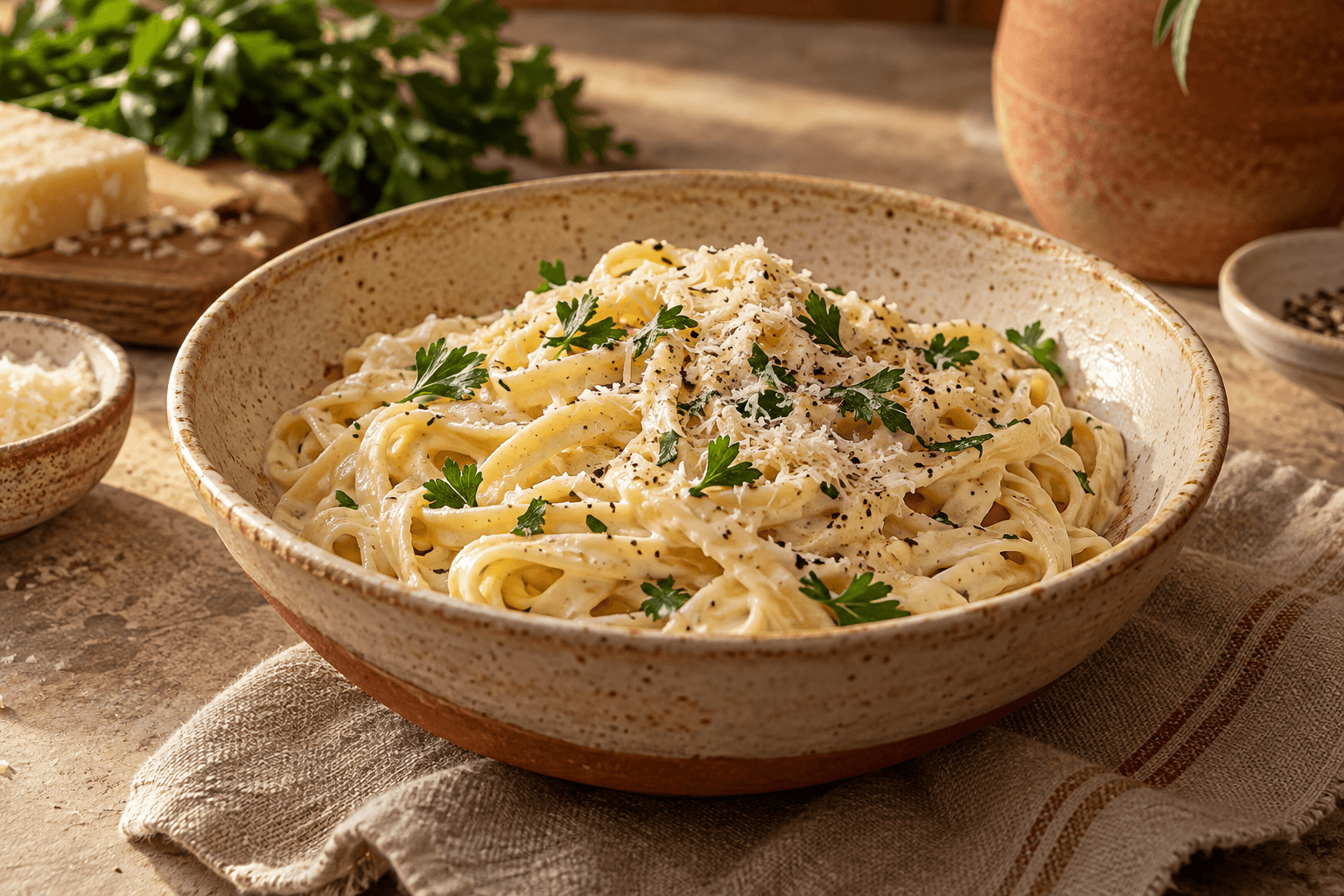 Creamy pasta