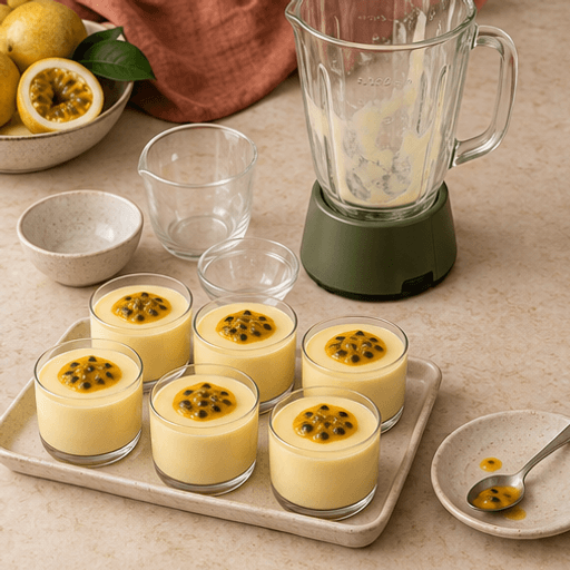 Passion fruit mousse