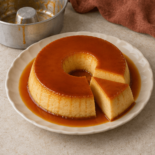 Brazilian caramel flan