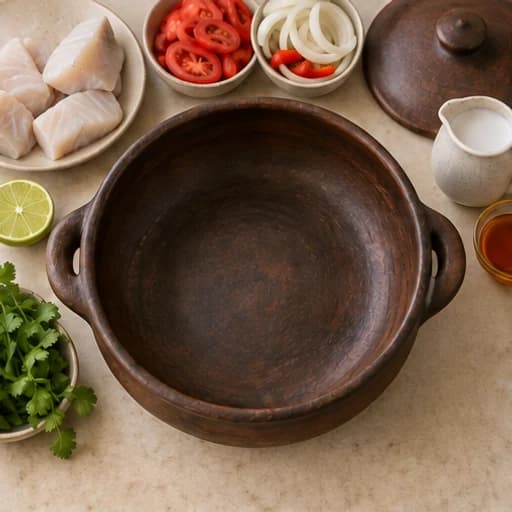 Visual guide for bahian moqueca: Season the fish.